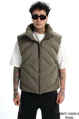 2-Y PREMIUM PUFFER VEST – Olive Steel Edition