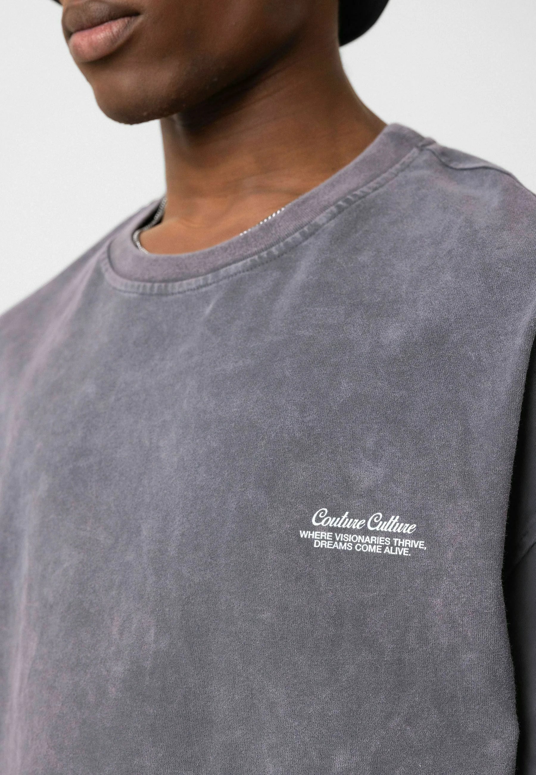 TRICOU PREMIUM GRI "COUTURE CULTURE"