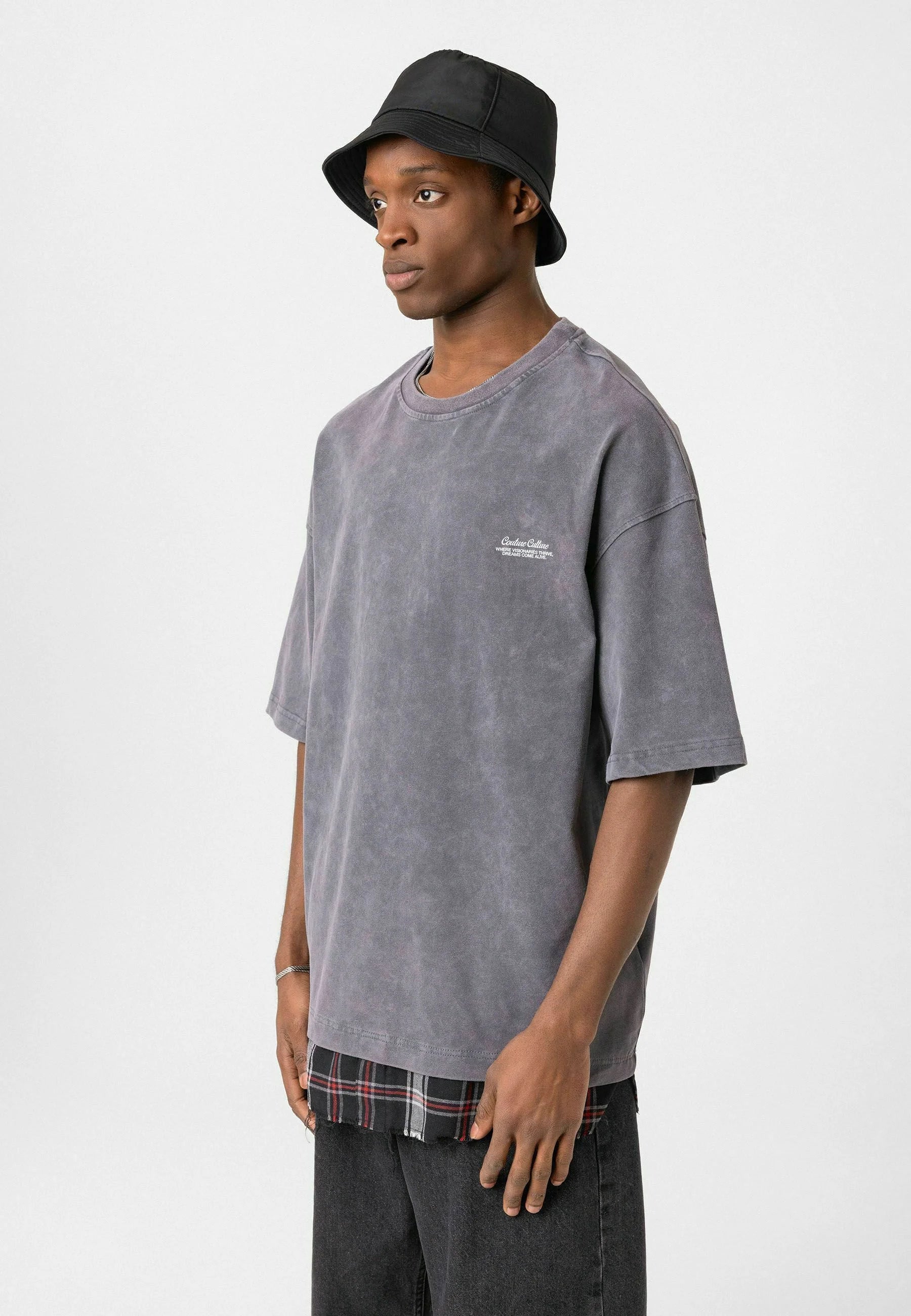 TRICOU PREMIUM GRI "COUTURE CULTURE"