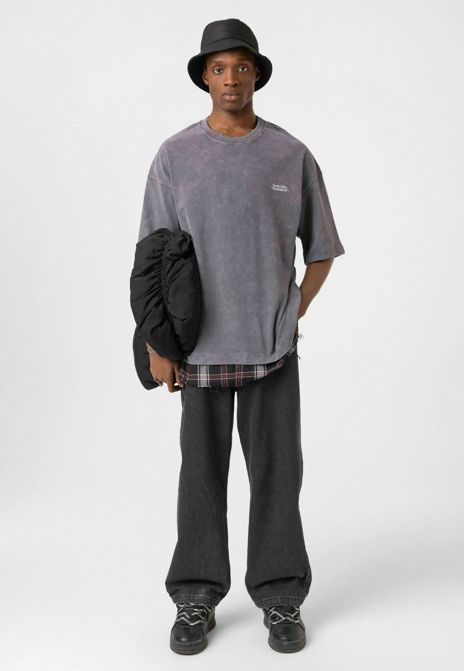TRICOU PREMIUM GRI "COUTURE CULTURE"