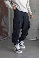 PANTOLON CARGO NEGRU "SHADOW BLACK"