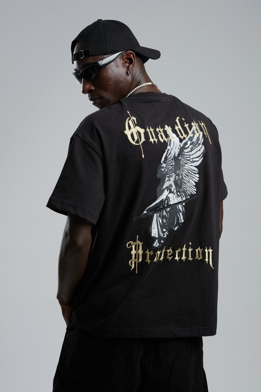 TRICOU PREMIUM NEGRU "GUARDIAN"