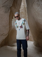 TRICOU PREMIUM ALB "THE LOCKED"