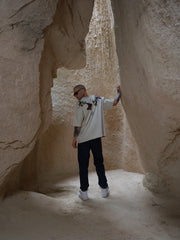 TRICOU PREMIUM ALB "THE LOCKED"