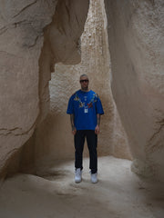 TRICOU PREMIUM ALBASTRU "THE LOCKED"