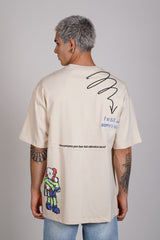 TRICOU PREMIUM BEJ "I WILL SAY SOMETHING"