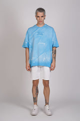 TRICOU PREMIUM ALBASTRU "WHAT ECHOES"