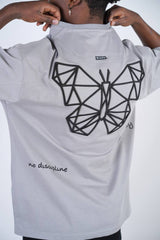TRICOU PREMIUM GRI "BUTTERFLY"