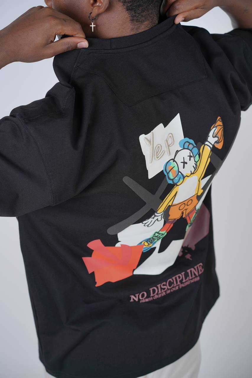 TRICOU PREMIUM NEGRU "SLAM DUNK"