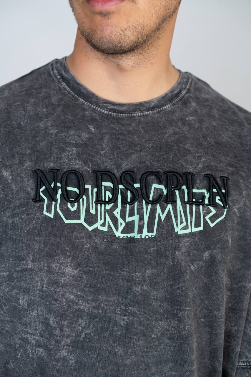 TRICOU PREMIUM GRI INCHIS "NO DISCIPLINE"