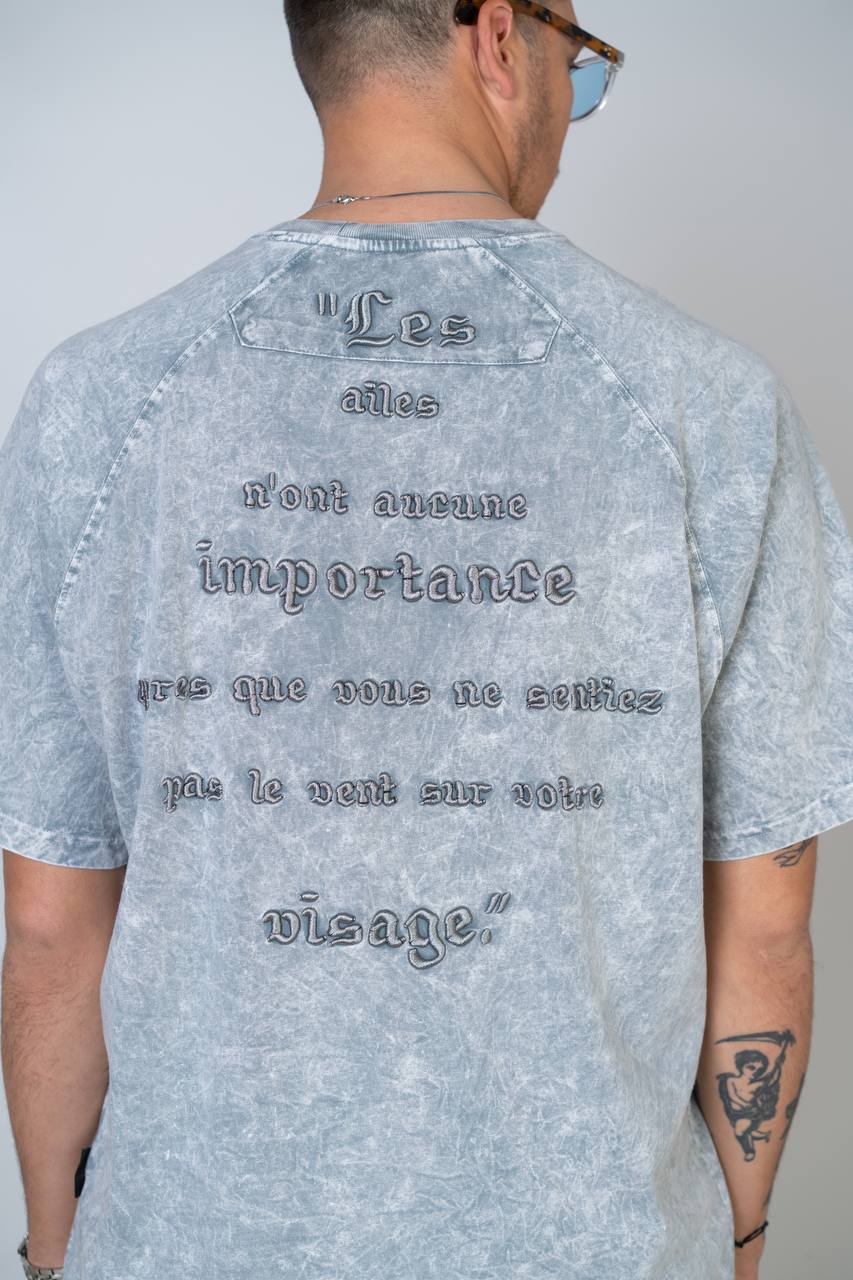 TRICOU PREMIUM GRI "LES IMPORTANCE"