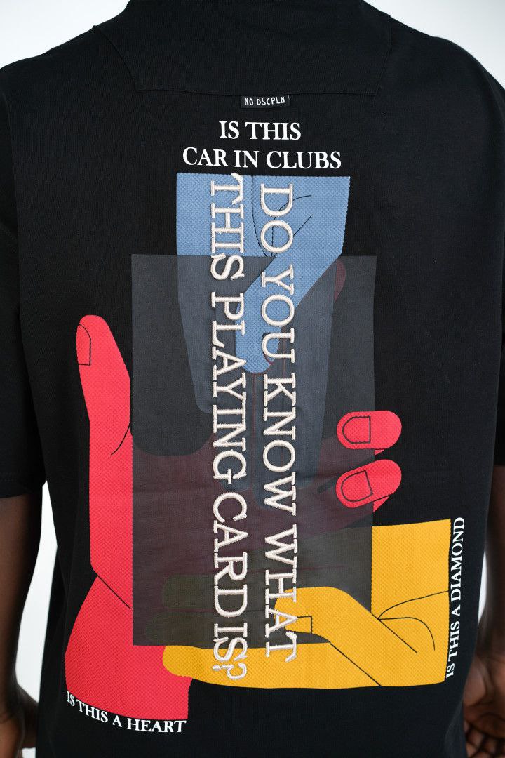 TRICOU PREMIUM NEGRU "SPADES"