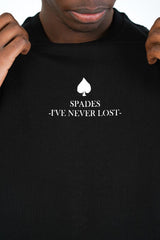 TRICOU PREMIUM NEGRU "SPADES"