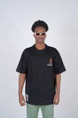 TRICOU PREMIUM NEGRU "FLOWER"