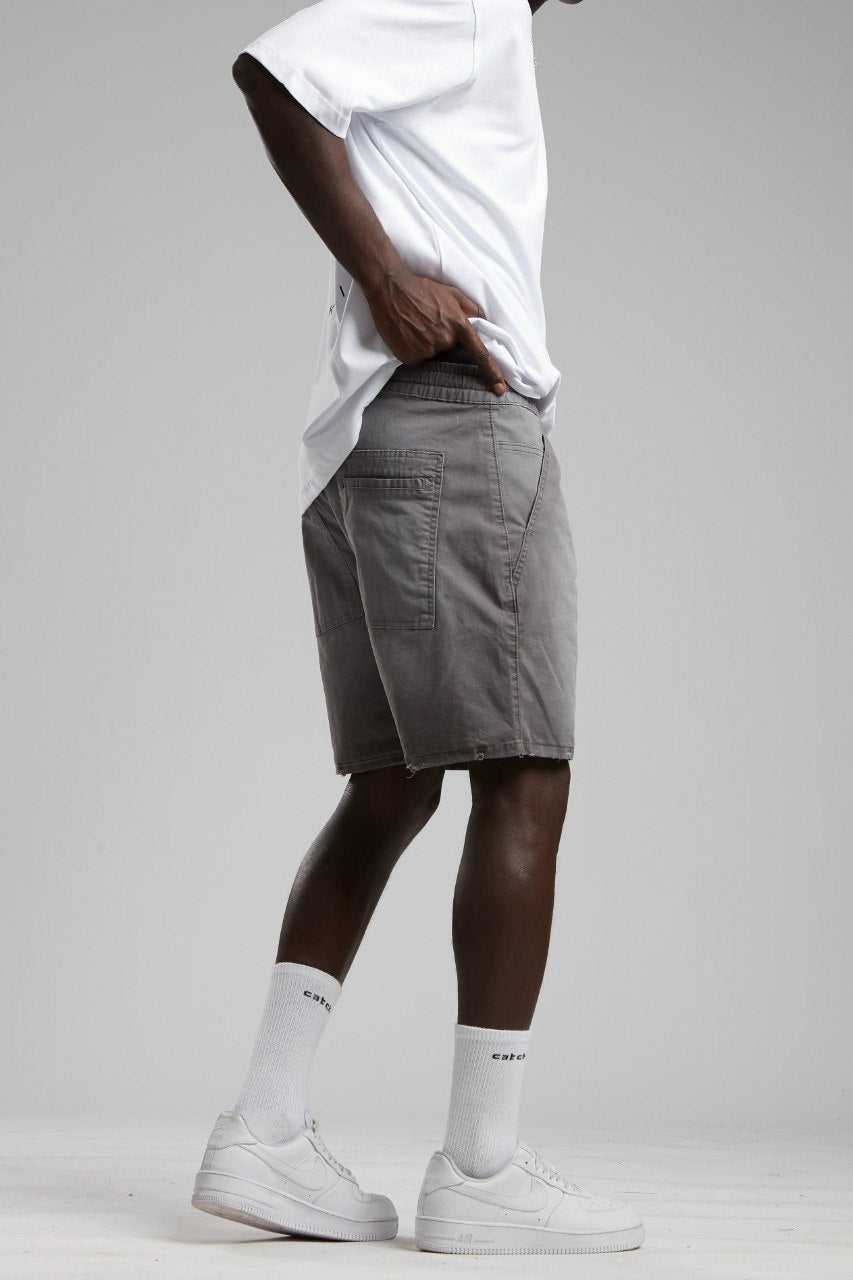 PANTALON SCURT BUMBAC GRI