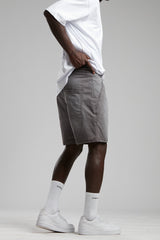 PANTALON SCURT BUMBAC GRI