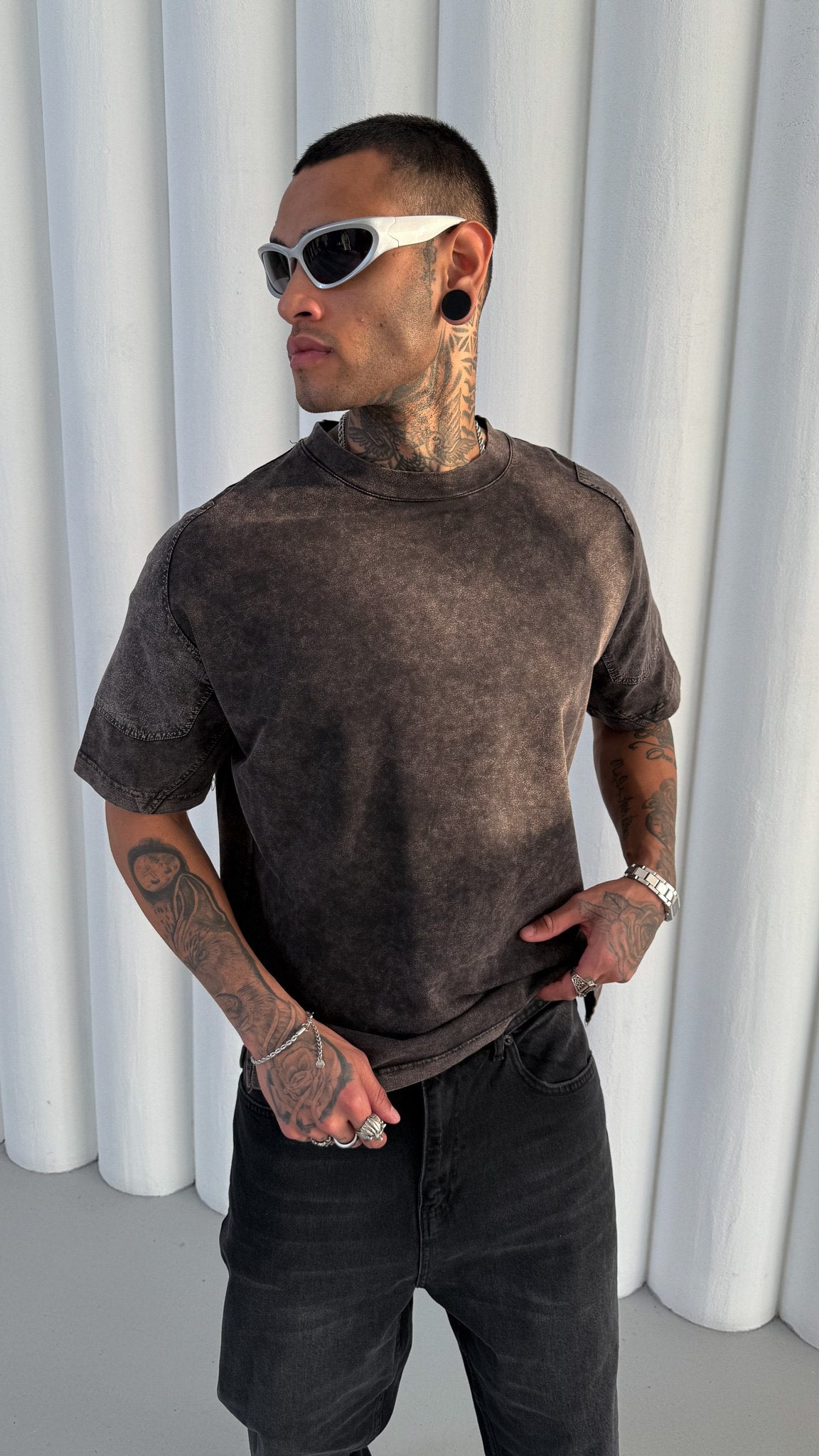 TRICOU PREMIUM NEGRU PRESPALAT "MECHANIC SOUL"