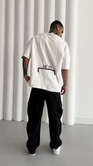 TRICOU PREMIUM ALB "CROSSCUT"