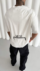 TRICOU PREMIUM ALB "CROSSCUT"