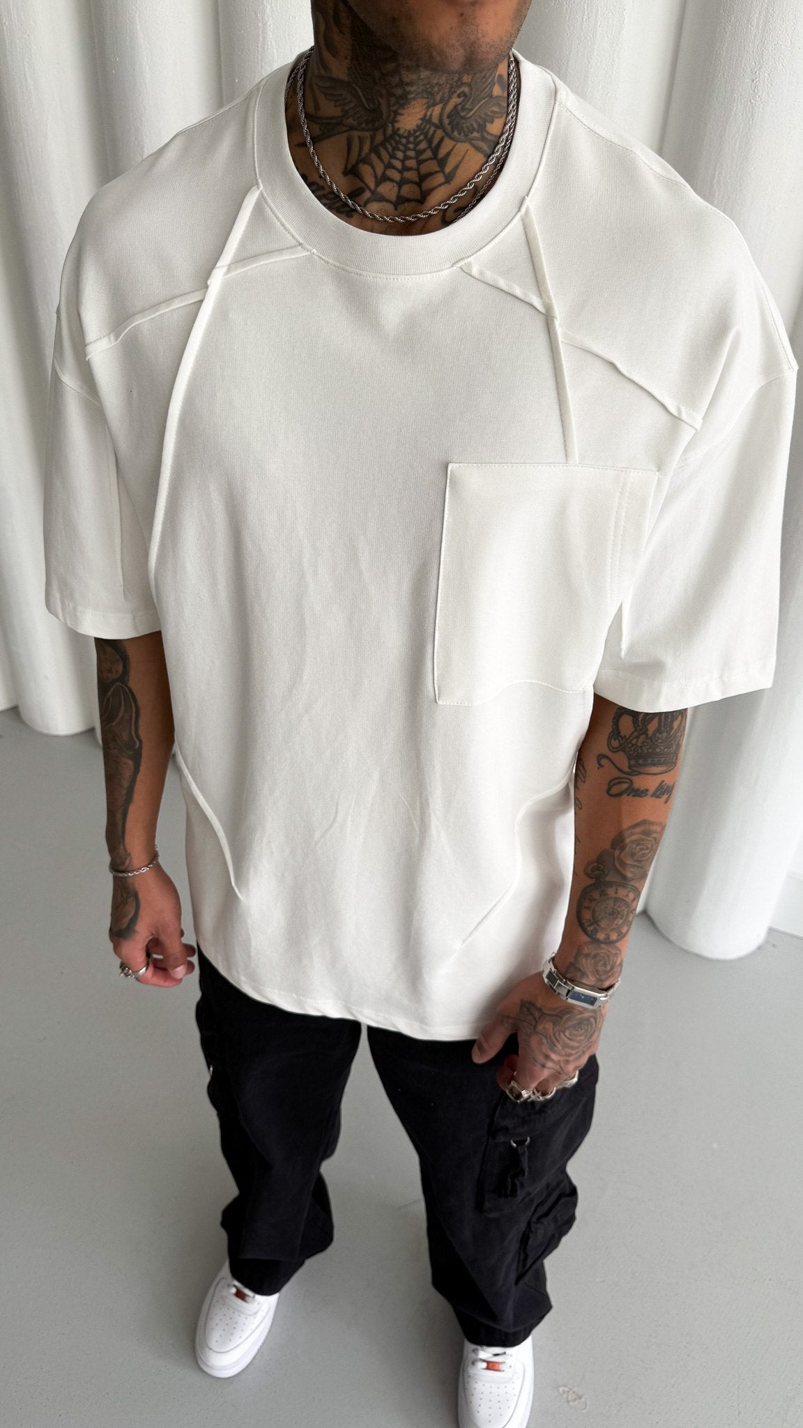 TRICOU PREMIUM ALB  "WHITECORE"