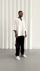 TRICOU PREMIUM ALB "V-CODE"