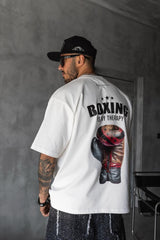 TRICOU PREMIUM ALB"BOXNG"