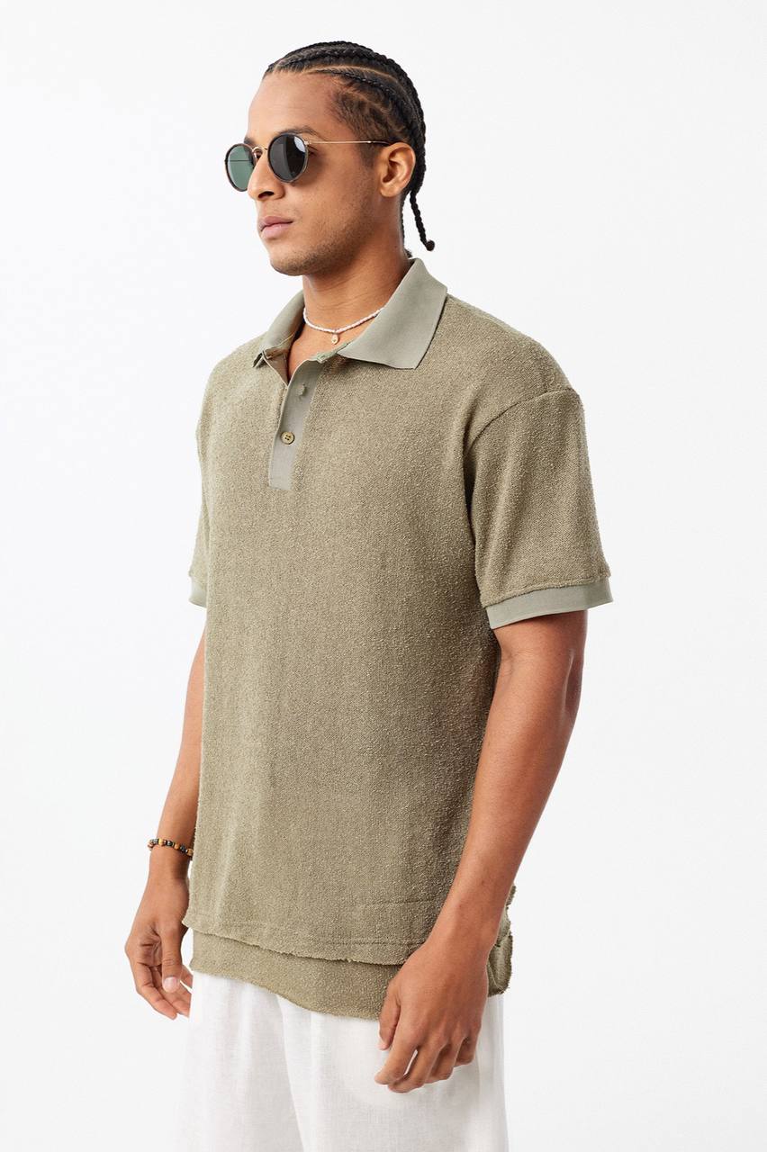 TRICOU PREMIUM BEJ POLO "CAPPUCCINO"