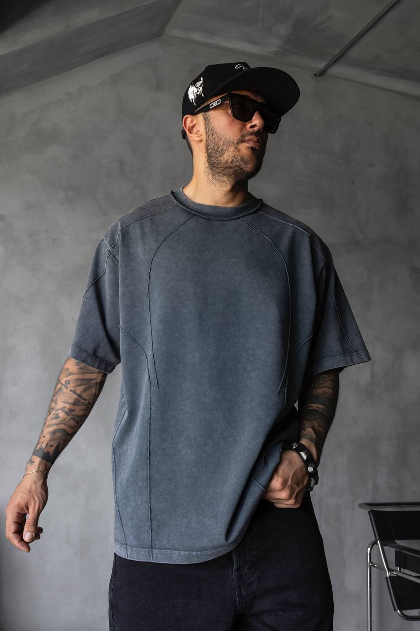 TRICOU PREMIUM GRI PRESPALAT "SEAM FLOW"