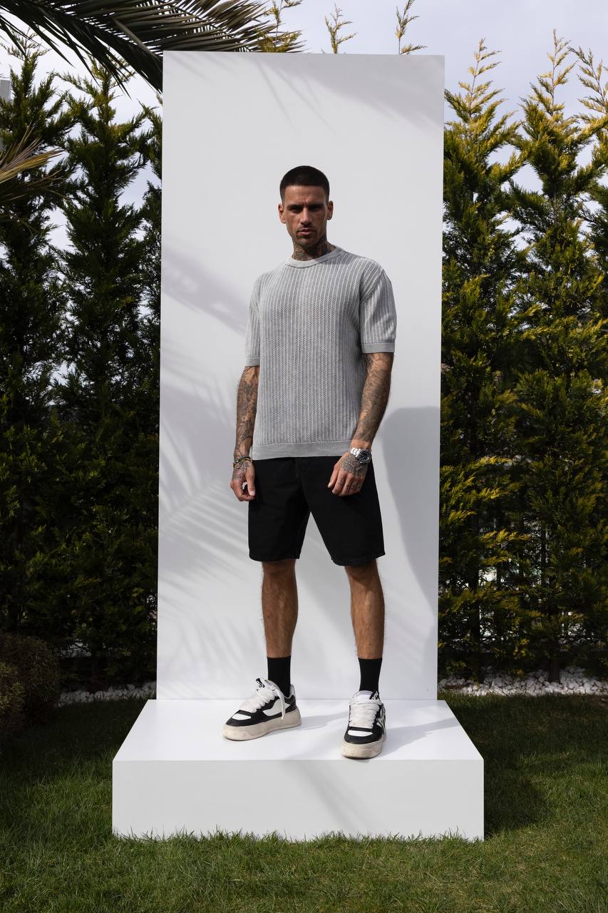 TRICOU PREMIUM GRI DESCHIS "ASPHALT GREY"