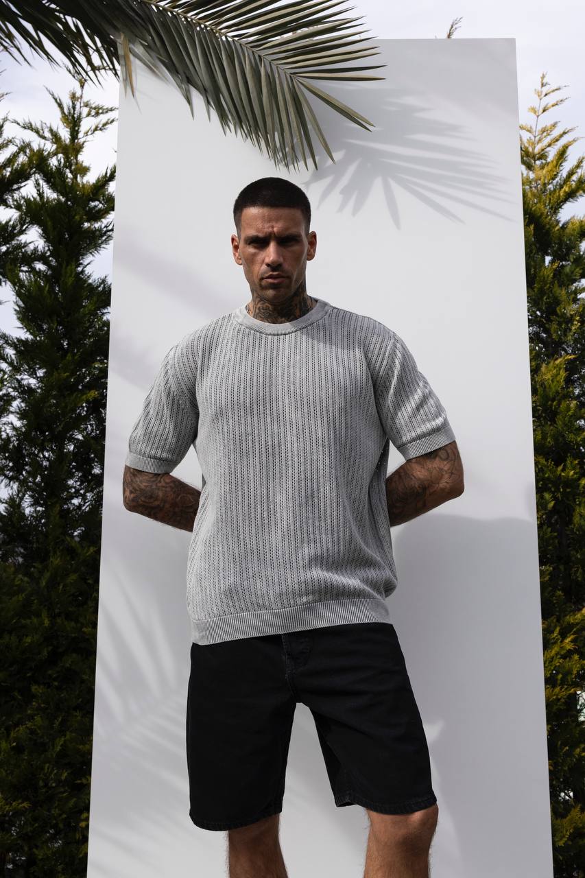 TRICOU PREMIUM GRI DESCHIS "ASPHALT GREY"