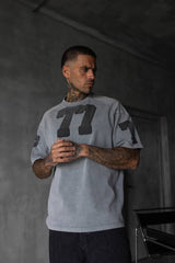 TRICOU PREMIUM GRI  "CONCRETE 77"
