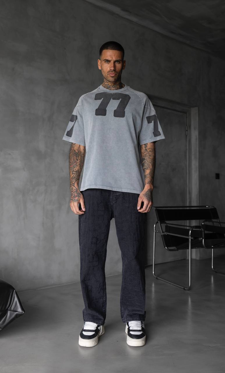 TRICOU PREMIUM GRI  "CONCRETE 77"