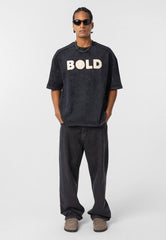 TRICOU PREMIUM NEGRU PRESPALAT "BOLD"