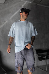 TRICOU PREMIUM BLUE PRESPALAT  "BLUE FOG"