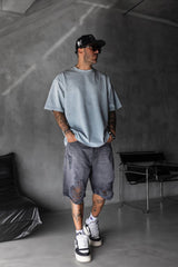 TRICOU PREMIUM BLUE PRESPALAT  "BLUE FOG"