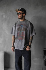 TRICOU PREMIUM GRI PRESPALAT  "BLACK HEART"