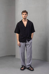 CAMASA CU GLUGA NEAGRA "SHADOW HOOD"