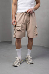 PANTALON SCURT CREM "DESERT SAND"