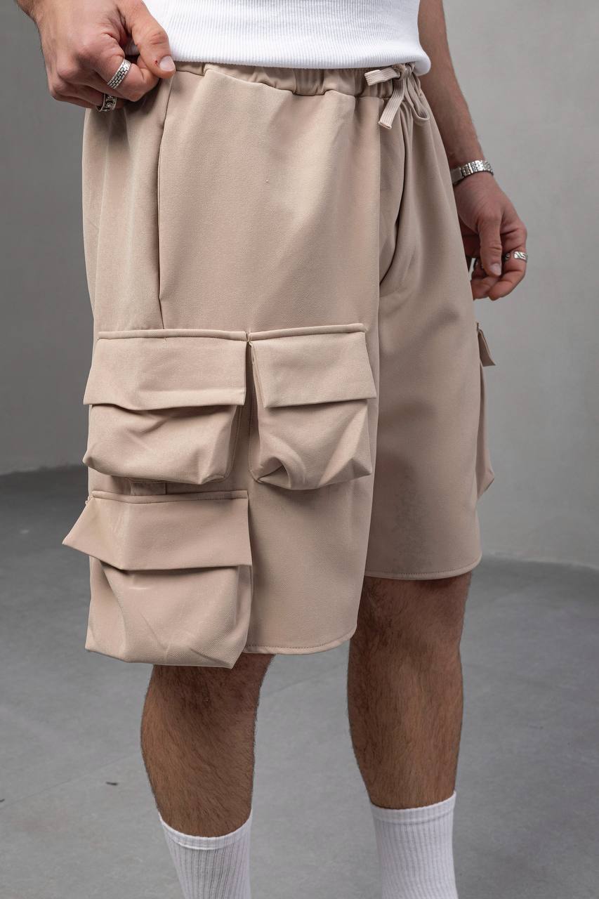PANTALON SCURT CREM "DESERT SAND"