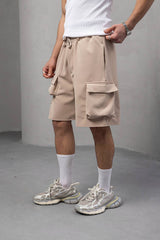 PANTALON SCURT CREM "DESERT SAND"