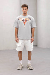 TRICOU PREMIUM GRI "ANGEL ASCENSION"