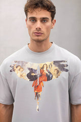 TRICOU PREMIUM GRI "ANGEL ASCENSION"