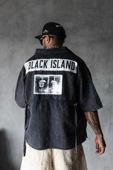 CAMASA OVERSIZED NEAGRA "FREEDOM CODE"