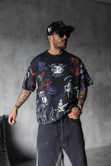 TRICOU PREMIUM NEGRU "ROKS OF AGES"