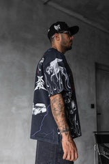 TRICOU PREMIUM NEGRU "ROKS OF AGES"