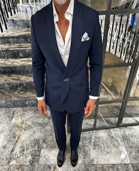 Costum Premium Midnight Navy