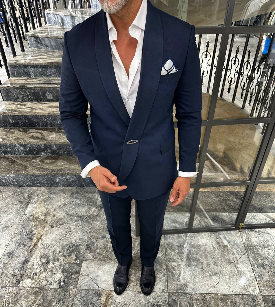 Costum Premium Midnight Navy