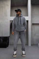 BADASS ESSENTIALS FULL WASHED GREY TRACKSUIT