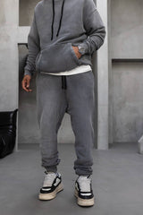 BADASS ESSENTIALS FULL WASHED GREY TRACKSUIT
