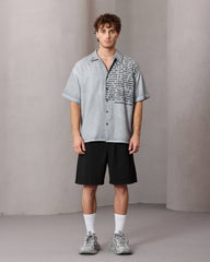 CAMASA OVERSIZED GRI WASHED "SPLIT STATEMENT"